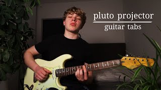 Pluto Projector by Rex Orange County  Guitar TABS Lesson [upl. by Rumit]