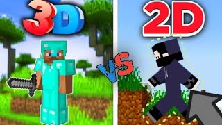 Minecart 3D VS 2D world 🌍  Minecart  Junkboiz 20 [upl. by Jere]