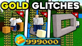 3 GOLD GLITCHES you MUST USE  Build a boat for Treasure ROBLOX [upl. by Ecidnak]