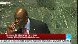 le premier ministre Cheick Modio Diarra à lassemblée générale de lONU vidéo intéfrale [upl. by Dan]