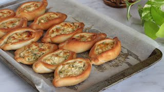 Cheese fatayer  Lebanese cheese pie Fatayer recipe  Iftar recipe [upl. by Parris531]