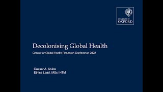 Decolonising Global Health [upl. by Leoj76]