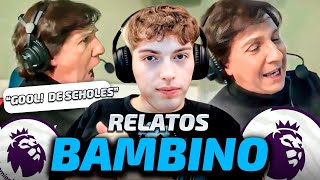 DAVOO XENEIZE REACCIONA A LOS MEJORES RELATOS DE BAMBINO PONS EN LA PREMIER LEAGUE [upl. by Rakso971]