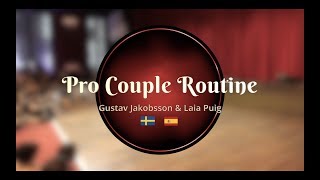 Savoy Cup 2019  Pro Couple Routine  Gustav Jakobsson amp Laia Puig [upl. by Hsekin128]