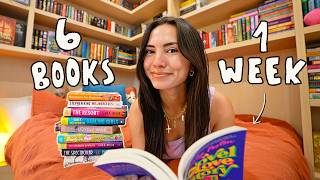 I tried reading my 6 book TBR in one week [upl. by Eiramanad]