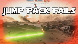 Star Wars Battlefront  Jump Pack Fails [upl. by Tsan140]