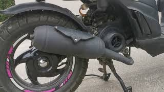 Yasuni ECO Piaggio Typhoon exhaust [upl. by Marriott587]