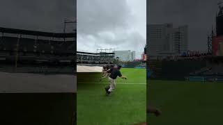 Taking the tarp off the field 😳 via mlbX shorts [upl. by Edithe]