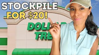 Dollar Tree Prepper Pantry Haul Budget Stockpile for 20 [upl. by Valaria641]