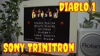 DIABLO 1  DevilutionX Mod on a Sony Trinitron Monitor  Floor 1 Gameplay [upl. by Wilder]