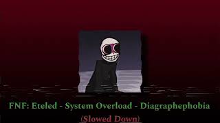 FNF Eteled  System Overload  Diagraphephobia Slowed Down [upl. by Nirtiac]