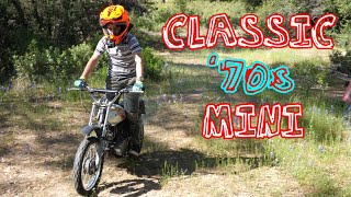 FIRST RIDE  400 Kawasaki Mini Dirt Bike From 1977 [upl. by Karney872]