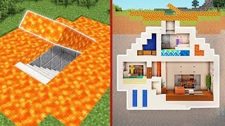 HOW TO BUILD A 100 HIDDEN BASE IN MINECRAFT TUTORIAL 3  Hidden House [upl. by Sirrom]