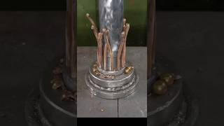 Crushing Golden Candy With 150 Ton Hydraulic Press 😮 shorts hydraulicpresschannel crushing viral [upl. by Eisiam573]