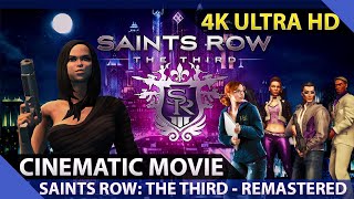 Saints Row The Third  Cinematic Movie As Female Boss 4K [upl. by Annayhs]