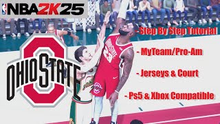 NBA 2k25  Best MyTeamProAm Jerseys  Ohio State [upl. by Anneis936]