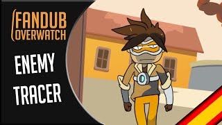 TRACER ENEMIGA OVERWATCH ANIMACION FANDUB ESPAÑOL [upl. by Adnylem157]