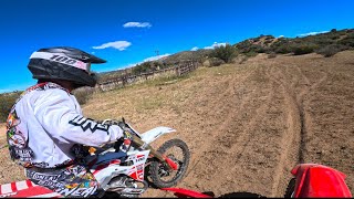 Starts amp Sprint Training Part 2 Honda CRF450RWE [upl. by Yeroc8]