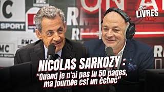 Nicolas Sarkozy invité exceptionnel de Fred Hermel dans quotDes Livres RMCquot [upl. by Boland629]