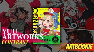 CONTRAST  YUU CHARACTER ARTWORKS Artbook  Complete Flipthrough Review [upl. by Dagna961]