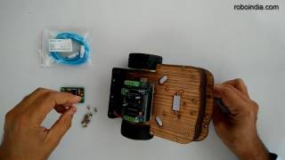 DTMF Robot Assembly Guide  The Arduino Robotic Kit [upl. by Ennaeirb]