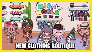 Miga Town My World  ⭐ NEW FREE UPDATE Clothing Boutique⭐ [upl. by Ilarrold]