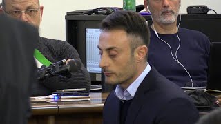 Processo Cucchi il carabiniere Tedesco quotCalci sul corpo e in faccia a Stefanoquot [upl. by Leonteen957]