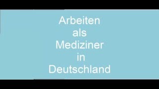 Arbeiten als Mediziner [upl. by Schultz324]