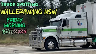 Truck Spotting Wallerawang NSW Friday morning 15112024 trucking truck [upl. by Sivie]