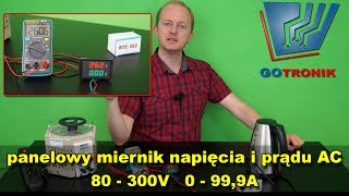 Panelowy miernik napięcia i prądu AC BTE352 [upl. by Van]