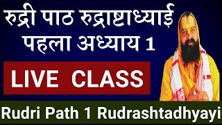 RUDRI PATH 1 mantra how to read recite learn ।। Bhagwat Dharma Darshan ।। rudri path 1 [upl. by Aerised688]