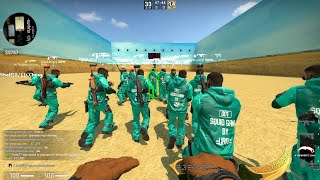 CSGO ZOMBIE ESCAPE ze squid game v1 On Ghostcap Server [upl. by Irrahs]