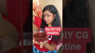 എൻ്റെ DIY CG ROUTINE for Curly hair cgmethod diyhaircare haircare flaxseedgelforhair [upl. by Aneelahs]