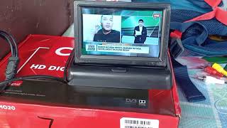 Cignal installation using Portable LCD monitor Installation cignal Monitor [upl. by Aynotahs]