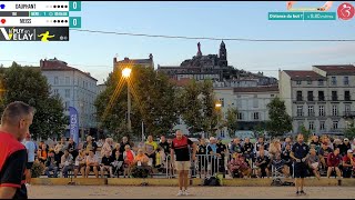 16e DAUPHANT vs MEISS  Supranational à pétanque du PuyenVelay  Août 2022 [upl. by Akiwak]