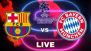 FC Barcelona vs Bayern Munich  UEFA Champions League 202425  Video Game Simulation [upl. by Edgard736]