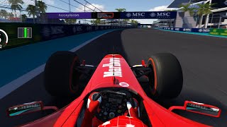 Ferrari F2004 Slick Tyres  Miami  Assetto Corsa [upl. by Kcinimod665]