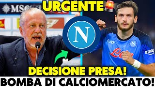 🚨NOTIZIE CALDE RINNOVA O SE NE VA NESSUNO SE LO ASPETTAVA NOTIZIE DEL NAPOLI DI OGGI [upl. by Apps]