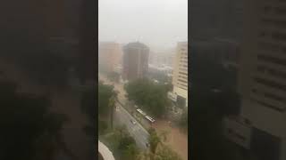 Lluvias en Málaga España [upl. by Ardekan]