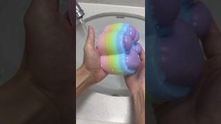 Let’s demould rainbow cat’s paw satisfying squishy stressfree stressrelieving asmrsounds diy [upl. by Aiciles]