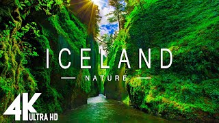 FLYING OVER ICELAND 4K UHD  Relaxing Music Along With Beautiful Nature Videos  4K Video Ultra HD [upl. by Lalage]