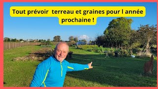 Quels sont les graines et terreau a prévoir pour lannée prochaine au jardin [upl. by Eidnil]