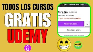 CÓMO tener CURSOS GRATIS en UDEMY 👉 ¿Cómo ACCEDER a TODOS los Cursos SIN PAGAR ✅ [upl. by Atekin]