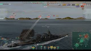 Wows  Mecklenburg  247k  our cv got solo warrior still first in the team [upl. by Thorn]