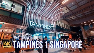 TAMPINES 1  NEW LOOK  NEW FOOD COURT  4K UHD  SINGAPORE [upl. by Drahnreb]