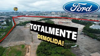 FÁBRICA DA FORD EM SBC JÁ NÃO EXISTE MAIS CONSTRUÇÃO DA NOVA ÁREA SERÁ UM MODERNO CENTRO LOGÍSTICO [upl. by Aleakim]