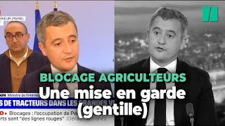 Face à la colère des agricultures la Macronie hausse un tout petit peu le ton [upl. by Elleynad]