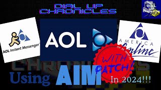 Using AOL Instant Messenger in 2024 WITH PATCH [upl. by Amero165]