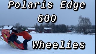 Polaris Edge 600 Wheelie [upl. by Lalittah]