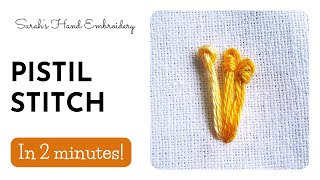 How to do Pistil Stitch [upl. by Ramak]